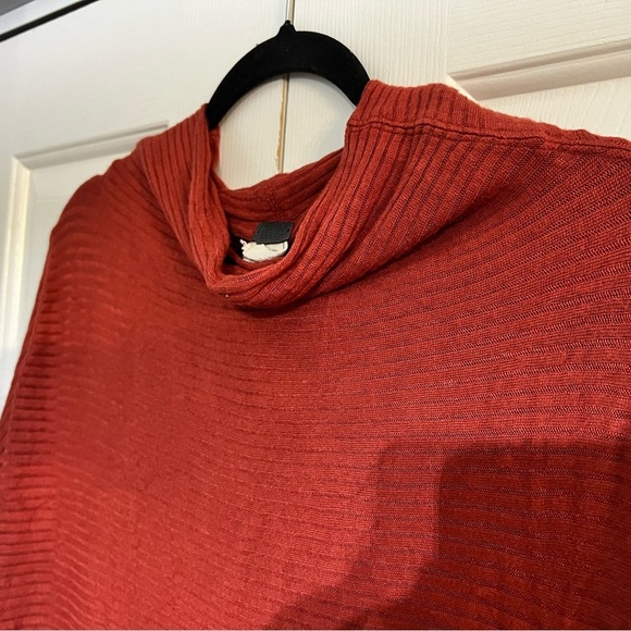 We the Free Lover Ribbed Thermal Long Sleeve Rust Burnt Orange Size Small Top - Picture 6 of 10